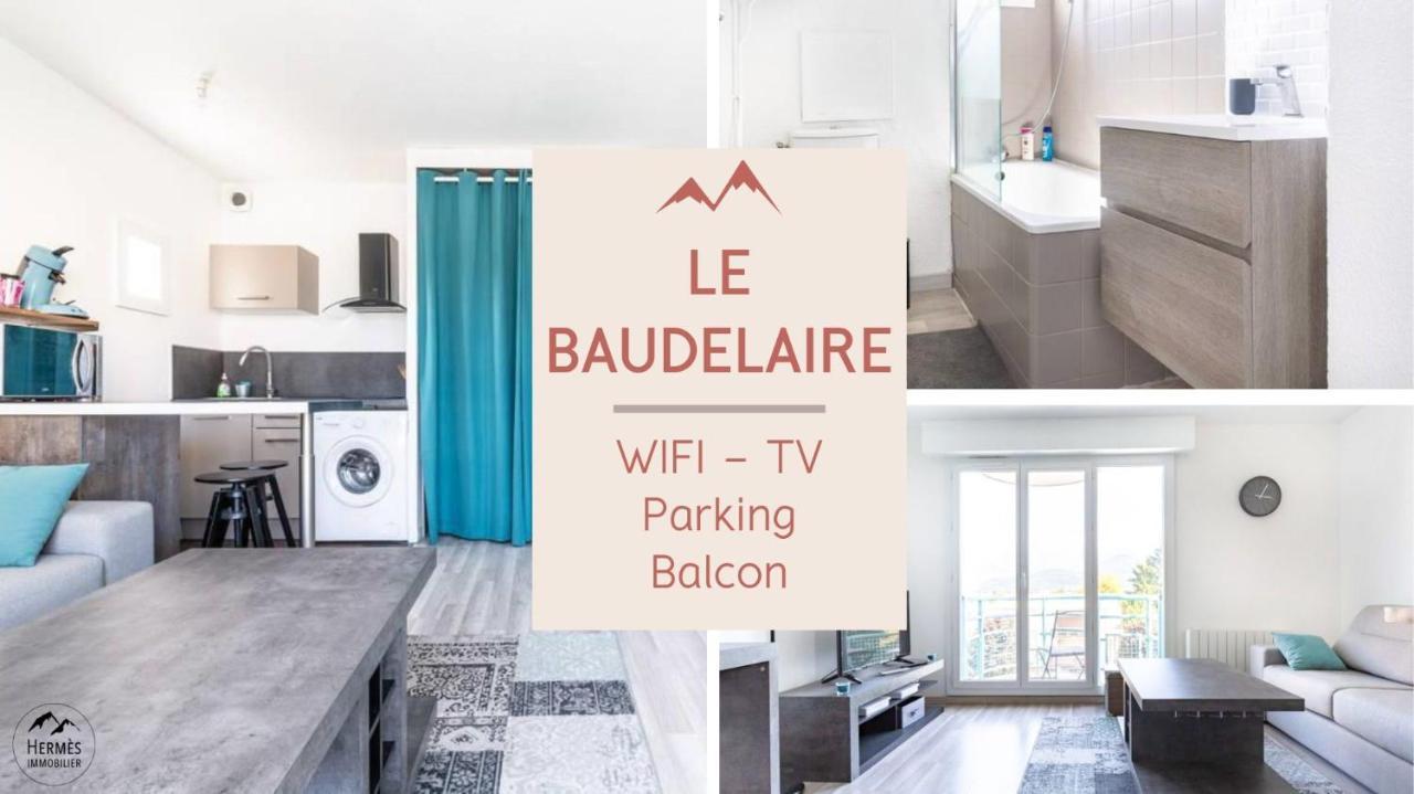 Le Baudelaire - Cosy Studio Et Parking A Grenoble Luaran gambar